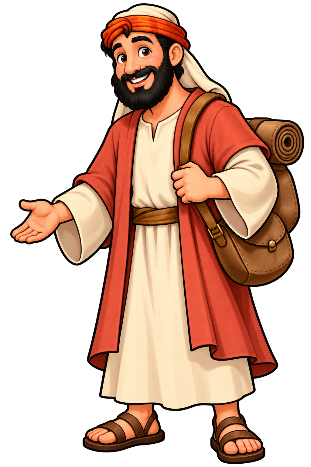 Red Samaritan traveler
